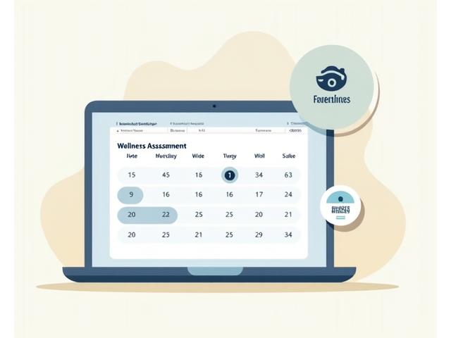 An illustration of a clean, modern calendar and a video call icon, symbolizing easy consultation booking.