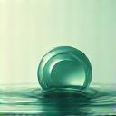 Abstract icon representing calm mindfulness.